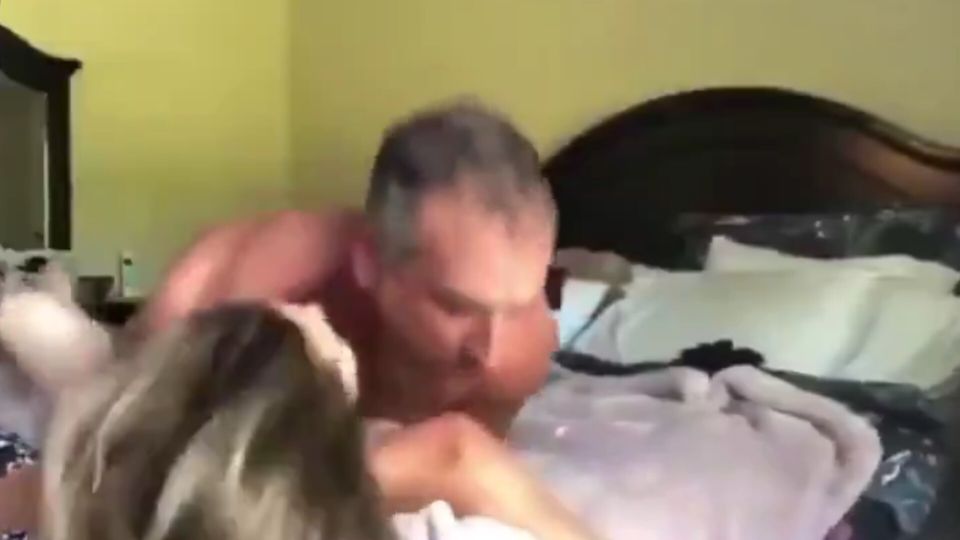 Grandpa giving it to her like he still in his 20