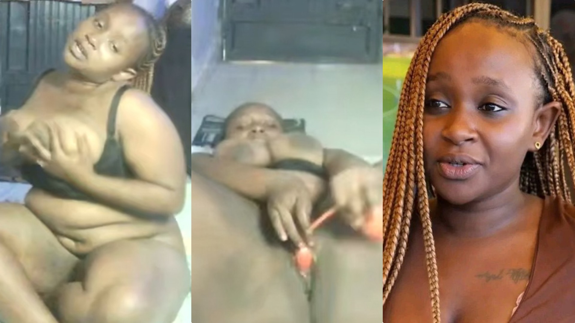 Kenya lady Marion Naipei trending leaked video part 1