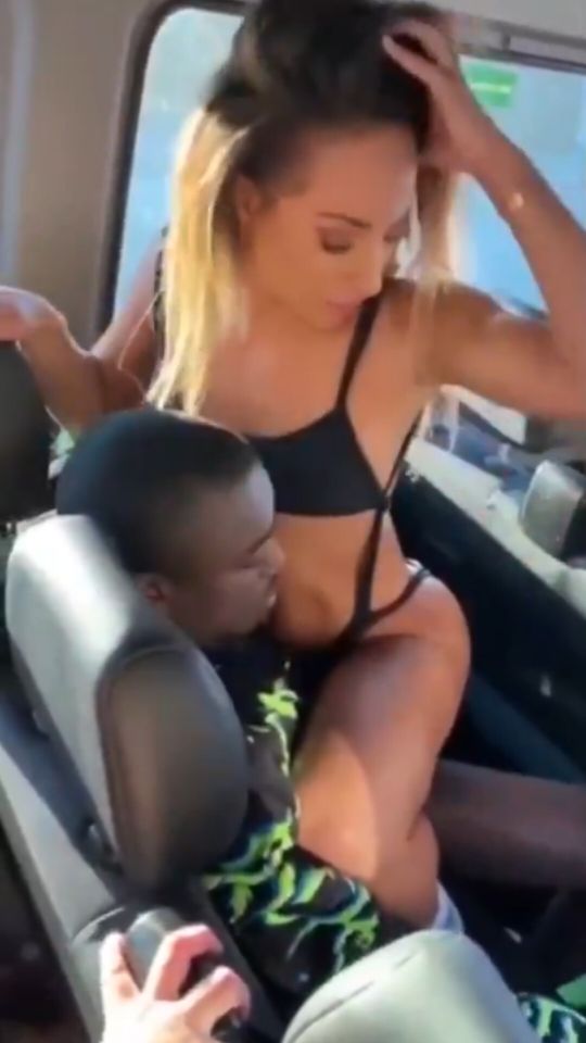Teanna Trump Rides Passenger BBC On Road Trip