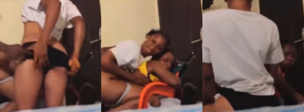 Uni Girls First Doggy Threesome with Hung Lecturer – Hardcore