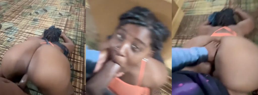 Big Booty Ebony MILF Twerking and Cumming on BBC After Passionate BBC blowjob