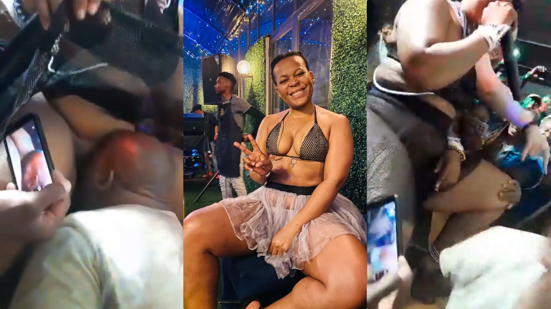 Watch South Africa Dancer Zodwa Wabantu Make Fan to Eat Her Pussy on Live Stage