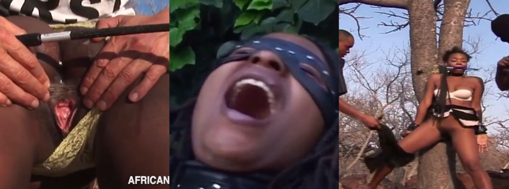 Amateur African Video Gangbang in Epic Outdoor BDSM Session