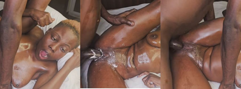 Slim Tanzanian Model Pussy Pump BBC Massive Creampie